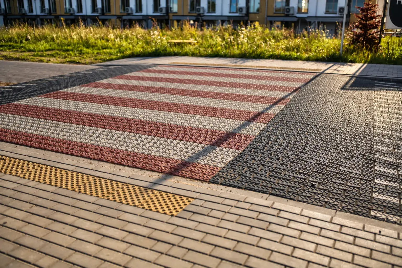 Detal nawierzchni przejścia Crossbruk BRD